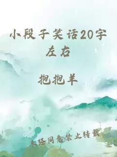 小段子笑话20字左右