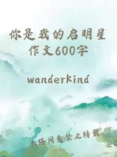 你是我的启明星作文600字