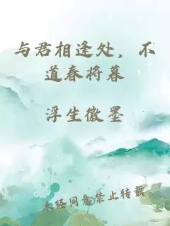 与君相逢处，不道春将暮